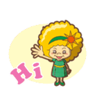 かぶって！ブー子ちゃん！（個別スタンプ：1）