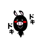 黒ブタ★ブップの日常（個別スタンプ：25）
