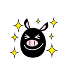 黒ブタ★ブップの日常（個別スタンプ：31）