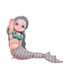 Mermaid doll Momo-chan（個別スタンプ：1）