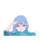 Mermaid doll Momo-chan（個別スタンプ：2）
