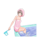 Mermaid doll Momo-chan（個別スタンプ：11）