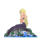 Mermaid doll Momo-chan（個別スタンプ：38）