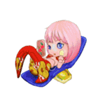 Mermaid doll Momo-chan（個別スタンプ：40）