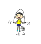 走るメタボくんとダイエット（個別スタンプ：4）