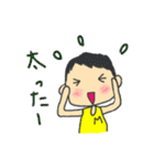 走るメタボくんとダイエット（個別スタンプ：23）