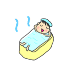 走るメタボくんとダイエット（個別スタンプ：34）