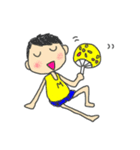 走るメタボくんとダイエット（個別スタンプ：35）