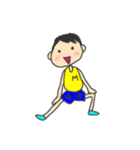走るメタボくんとダイエット（個別スタンプ：38）