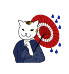 Japanese cats (English)（個別スタンプ：16）