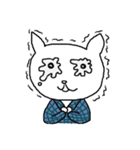 Japanese cats (English)（個別スタンプ：27）