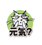ややグレたネコ（個別スタンプ：11）
