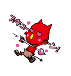 Little bit Red（個別スタンプ：9）