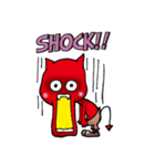 Little bit Red（個別スタンプ：17）