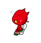 Little bit Red（個別スタンプ：21）