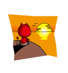 Little bit Red（個別スタンプ：24）