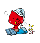Little bit Red（個別スタンプ：28）