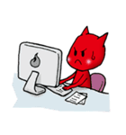 Little bit Red（個別スタンプ：31）