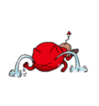 Little bit Red（個別スタンプ：33）