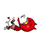 Little bit Red（個別スタンプ：34）