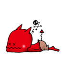 Little bit Red（個別スタンプ：36）