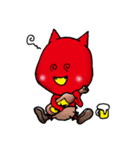 Little bit Red（個別スタンプ：37）