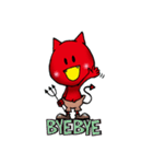 Little bit Red（個別スタンプ：40）