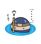 落書き忍者！佐助くん（個別スタンプ：3）