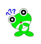 pretty frogs 緑バージョン（個別スタンプ：11）