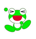 pretty frogs 緑バージョン（個別スタンプ：12）