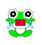 pretty frogs 緑バージョン（個別スタンプ：13）