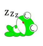 pretty frogs 緑バージョン（個別スタンプ：20）