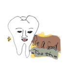 BE A GOOD TOOTH！！（個別スタンプ：9）