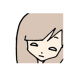 女の子とうさぎの色々（個別スタンプ：10）