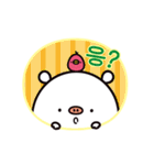 【韓国語】あんにょんクマくん（個別スタンプ：8）