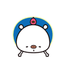 【韓国語】あんにょんクマくん（個別スタンプ：16）