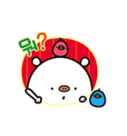 【韓国語】あんにょんクマくん（個別スタンプ：34）