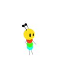 カラフルいもむし（個別スタンプ：2）