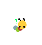 カラフルいもむし（個別スタンプ：3）