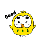 黄色いふくろう（個別スタンプ：39）