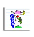 授業中に落書きしてちゃいけないんだからね（個別スタンプ：4）