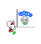授業中に落書きしてちゃいけないんだからね（個別スタンプ：9）