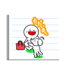 授業中に落書きしてちゃいけないんだからね（個別スタンプ：10）