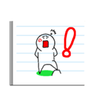 授業中に落書きしてちゃいけないんだからね（個別スタンプ：14）