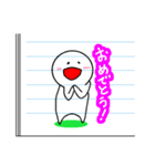授業中に落書きしてちゃいけないんだからね（個別スタンプ：19）