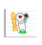 授業中に落書きしてちゃいけないんだからね（個別スタンプ：21）