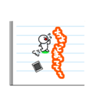 授業中に落書きしてちゃいけないんだからね（個別スタンプ：22）