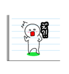 授業中に落書きしてちゃいけないんだからね（個別スタンプ：28）