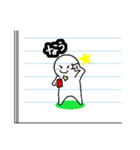 授業中に落書きしてちゃいけないんだからね（個別スタンプ：29）