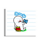 授業中に落書きしてちゃいけないんだからね（個別スタンプ：34）